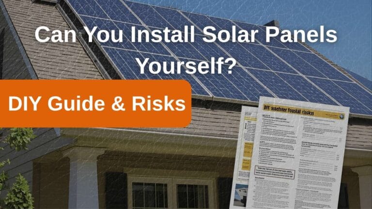 Can You Install Solar Panels Yourself? DIY Guide & Risks