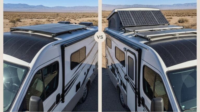 Flexible vs. Rigid Solar Panels for RVs: A Complete Comparison