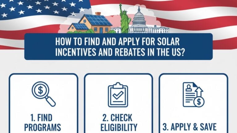 How to Find and Apply for Solar Incentives and Rebates in the US?