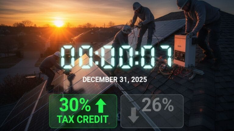 The Final Countdown: Why Your Solar System Must Be Installed Before December 31, 2025
